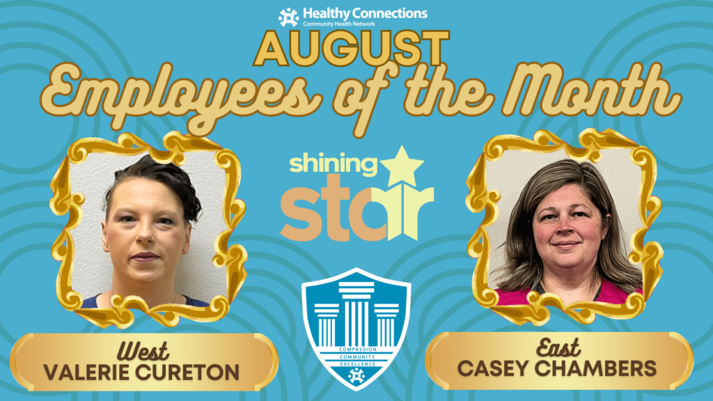 Congratulations to our August 2024 Employees of the Month Valierie Cureton and Casey Chambers.