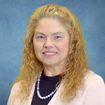 A professional headshot of Carolin Hockersmith, APRN, at Healthy Connections.