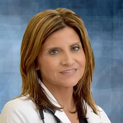 A professional headshot of Leslie Ward, MD, at Healthy Connections.
